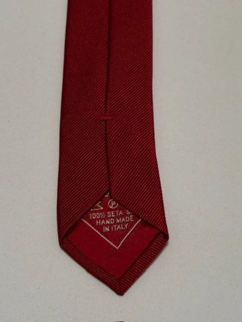 Brioni Solid Red Tie